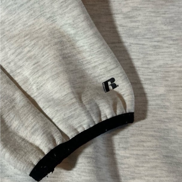 $5 RUSSELL ATHLETIC FUSION KNIT Men's Gray Full Zip Hoodie Sweatshirt, 2XL, EUC - Picture 5 of 6